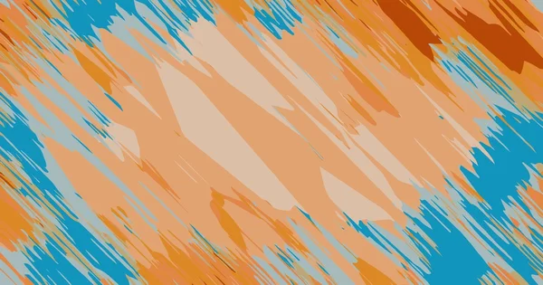 Oranje Bruin Blauw Schilderij Abstracte Achtergrond — Stockfoto
