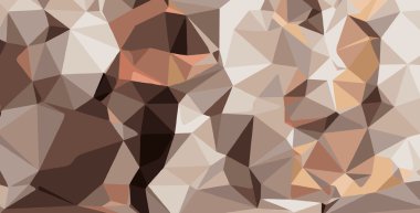 kahverengi turuncu ve siyah çizim ve boyama geometrik