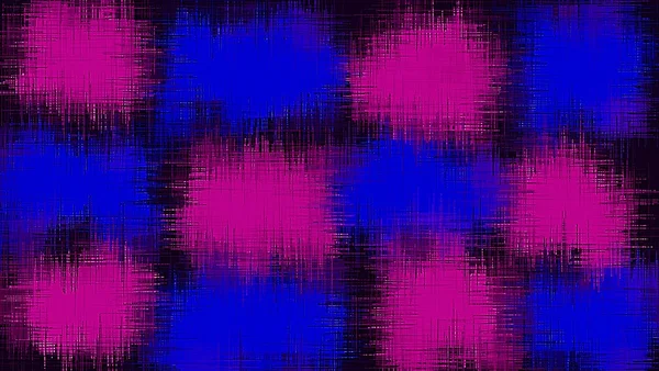 Pintura Rosa Azul Abstrato Com Fundo Preto — Fotografia de Stock