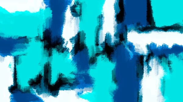 Azul Negro Azul Oscuro Pintura Abstracta Con Fondo Blanco — Foto de Stock