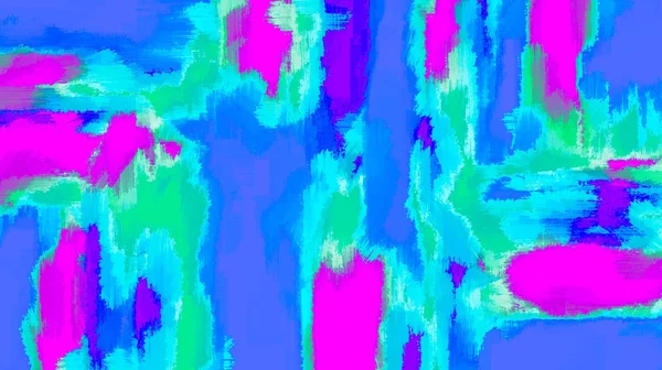 Roze Groen Blauw Schilderij Abstracte Achtergrond Textuur — Stockfoto