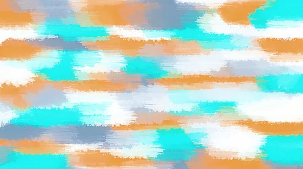 Oranje Blauw Schilderij Abstract Met Witte Achtergrond — Stockfoto