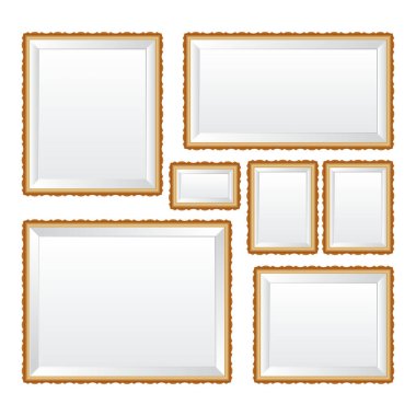 eski fotoğraf çerçeve vektörel çizimi