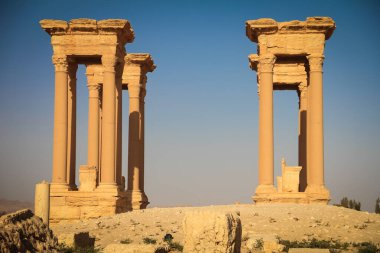 Palmyra 'daki antik Roma zaman kasabası