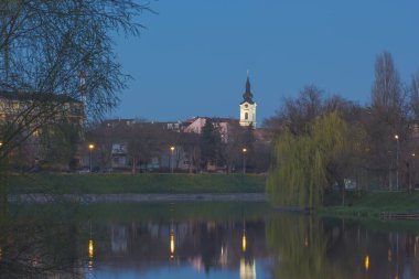 Bosut nehrinin manzarası.