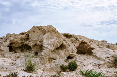 Al Ghariya 'da volkanik kayalar, Katar