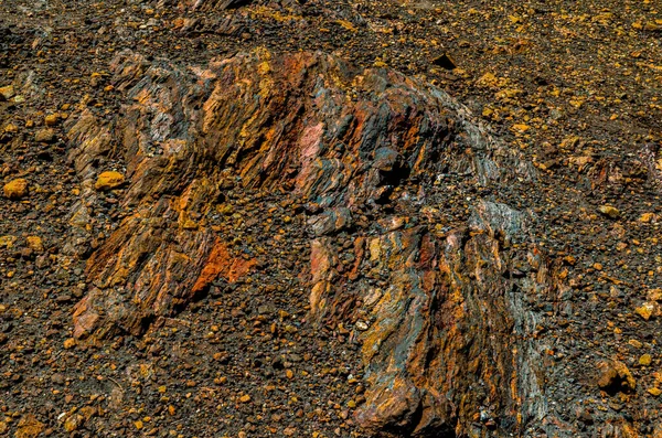 Strati Giacimenti Minerale Ferro Nelle Montagne Baba Budangiri Chikmagalur India — Foto Stock
