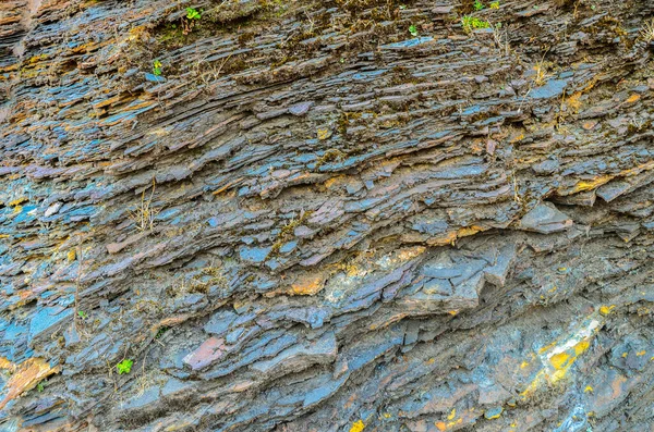 Capas Yacimientos Mineral Hierro Las Montañas Baba Budangiri Chikmagalur India — Foto de Stock