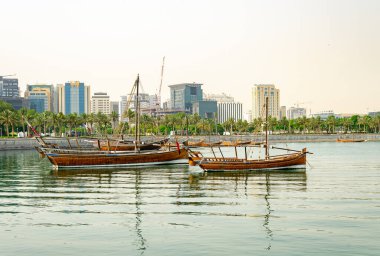 Doha, Katar 'da korniş manzarası