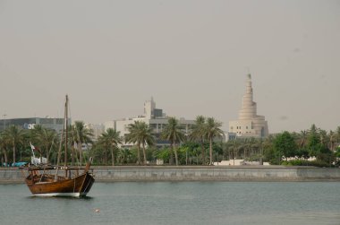 Doha, Katar 'da korniş manzarası