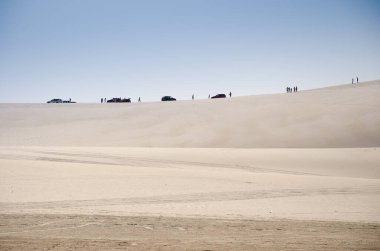 Katar 'daki kum tepelerinde çöl Safari' si