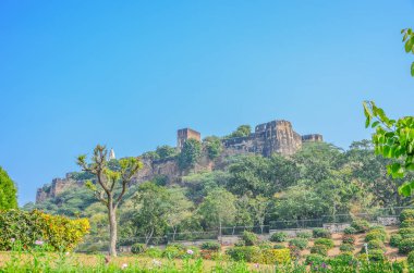 Jaipur 'daki Gayatri Devi Sarayı, Rajasthan, Hindistan