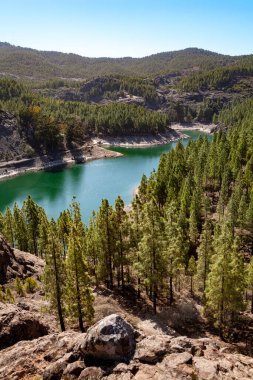 Tirajana Gölü, Gran Kanaryası Adası, Kanarya Adaları, İspanya, Avrupa