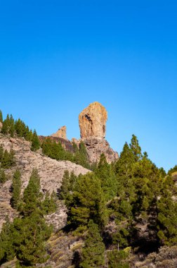Rock Roque Nublo, Ada Gran Kanaryası, Kanarya Adaları, İspanya, Avrupa