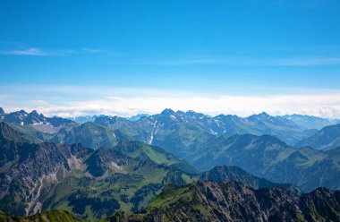Allgau Alpleri, Oberstdorf, Allgau Alpleri, Bavyera, Almanya, Avrupa