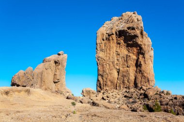 Rock Roque Nublo, Ada Gran Kanaryası, Kanarya Adaları, İspanya, Avrupa