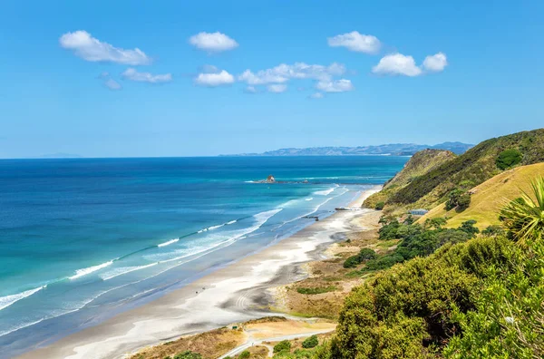Mangawhai Heads Sahili, Kuzey Adası, Yeni Zelanda, Okyanusya. 