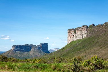 Morro Dağı Camelo, Camel Dağı Chapada Diamantina, Bahia, Brezilya, Güney Amerika