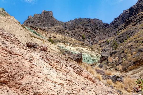 Volkanik katmanlar, Büyük Kanarya Adaları, Kanarya Adaları, İspanya, Avrupa