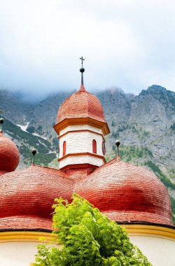 St. Bartholomae Kilisesi, Koenigssee, Berchtesbahçıvan Toprakları, Yukarı Bavyera, Almanya, Avrupa