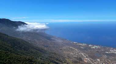 El Golfo Vadisi kıyı köyleri, El Golfo Vadisi, El Hierro Adası, Kanarya Adaları, İspanya, Avrupa.