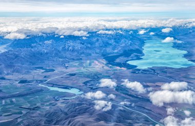 Tekapo Gölü, Canterbury, Güney Adası, Yeni Zelanda, Okyanusya
