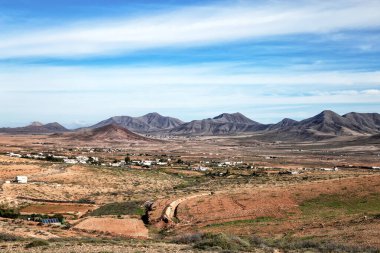 Valle de Santa Ines, Fuerteventura Adası, Kanarya Adaları, İspanya, Avrupa