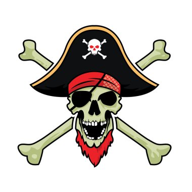  Kafatası maskotlar korsanlar