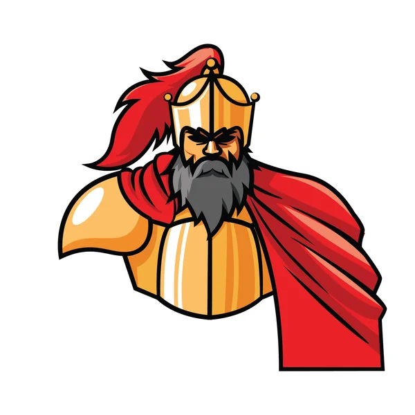 King Knight Mascotas — Vector de stock