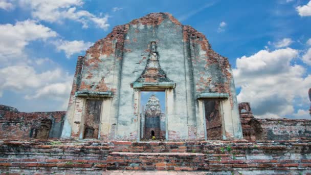 Architektura starobylé pagoda — Stock video