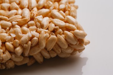 pirinç dilim bir açık renkli yakın çekim kabarık