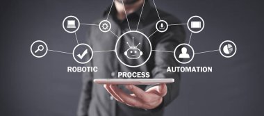 RPA-Robotik Süreç Otomasyonu. İş, Teknoloji