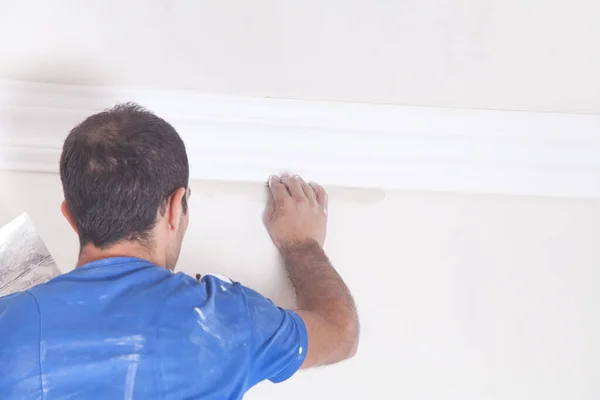 Master Renovating Ceiling Renovation — Stock Photo, Image