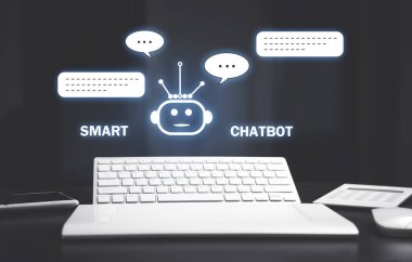 Akıllı Chatbot. İş için. - İnternet. Teknoloji