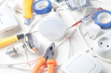 Çalışma araçları ve parçaları. Elektriksel nesneler
