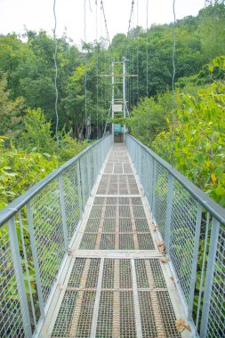 Khndzoresk sallanan köprü. Güzel manzara. Ermenistan
