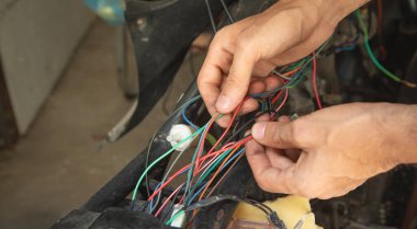 Kafkas elektrik tamir motorsiklet elektrik sistemi.