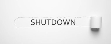  Kapatma mesajı. Hükümet kapatma kavramı