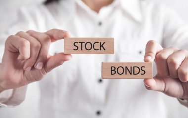 Hisse senetleri. İş konsepti