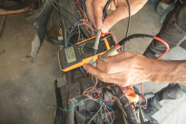 Kafkas elektrik tamir motorsiklet elektrik sistemi.