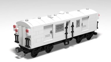 Bir lokomotifin 3 boyutlu görüntülemesi