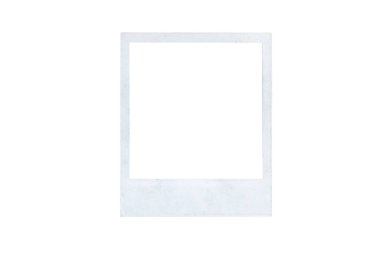 Beyaz arkaplanlı fotoğraf çerçevesi. Ayrı bir nesne. Çerçeve konsepti. Fotoğraf konsepti.