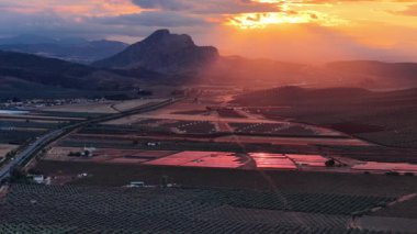 Archidona Günbatımı, Endülüs, İspanya