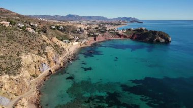 Misarron 'da Azure Suyu, Murcia' da Costa Calida, İspanya