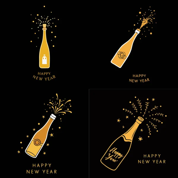 Altın kıvılcım Şampanya Kutlaması