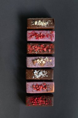 Vejetaryen peyniri, vejetaryen çocuklar için tatlı. Şekersiz konsept.