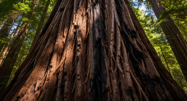 Kaliforniya, ABD 'deki Archioia Ulusal Parkı' ndaki dev ağaç.