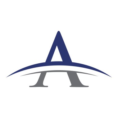 swoosh ile ilk harf logo