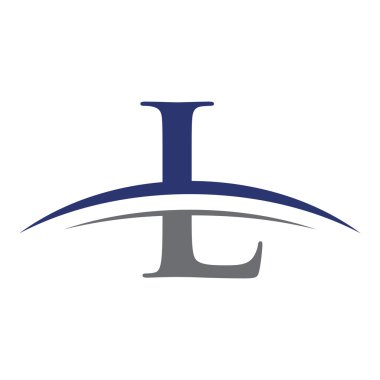 swoosh ile ilk harf logo