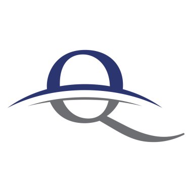 swoosh ile ilk harf logo